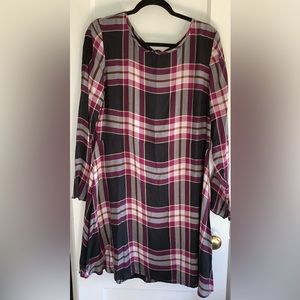 Loft plaid dress